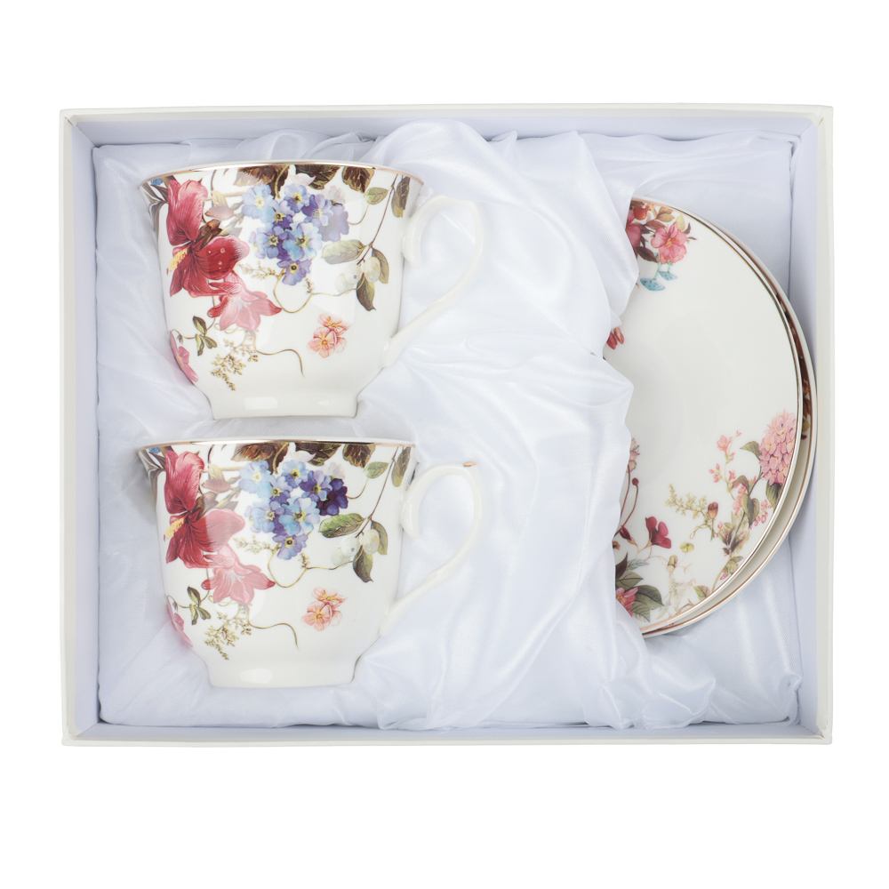 Набор чайный 4 пр., 225мл, MILLIMI, Джина, фарфор - #9