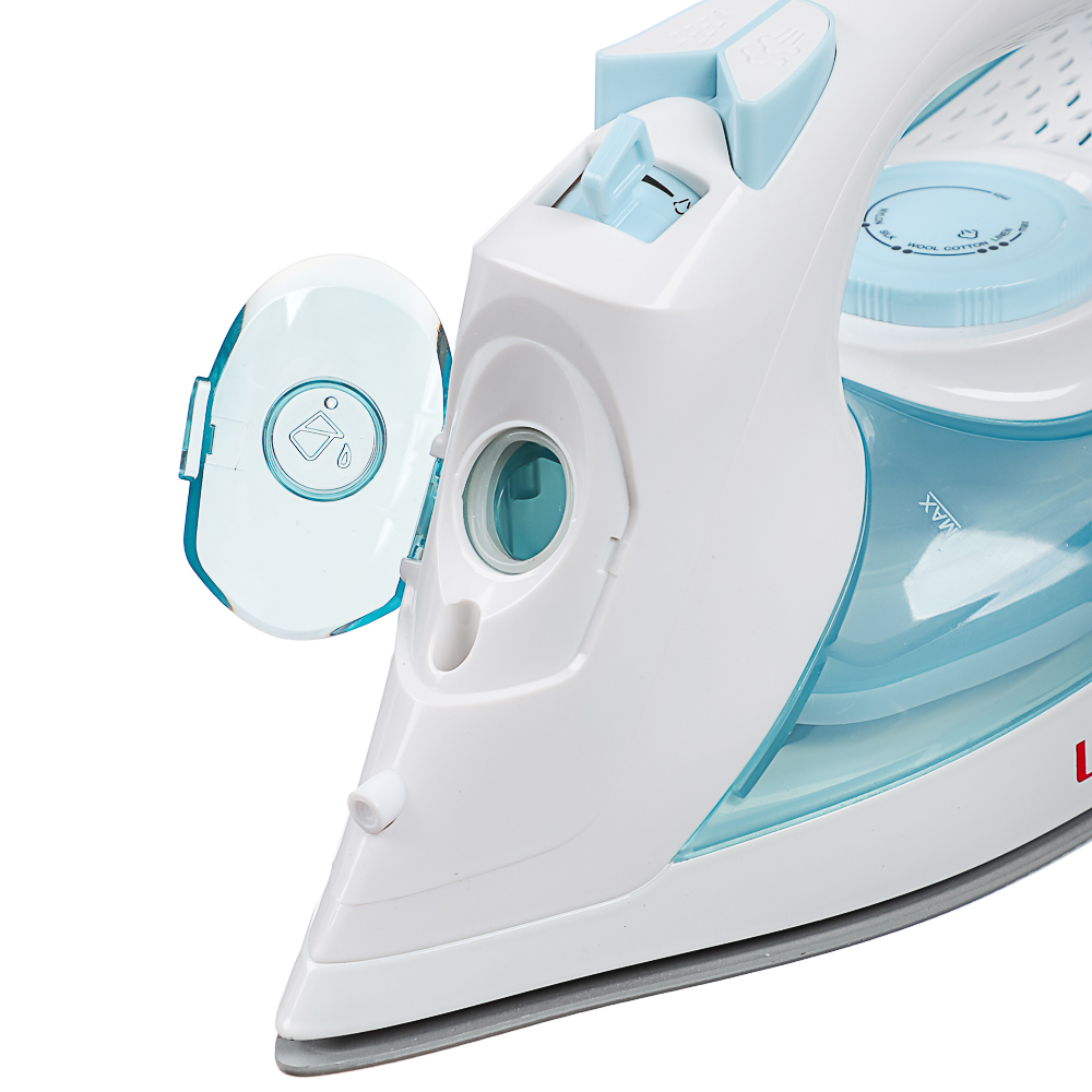 LEBEN Утюг 2600ВТ керам, антинакипь антикапля шнур 2,2м, бел - #3