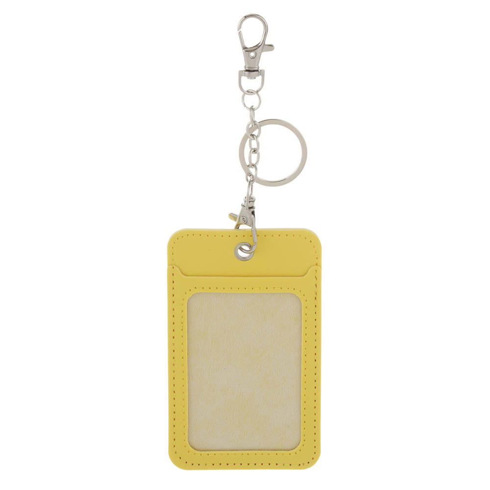 Чехол для пропуска тм ЮL двусторонний с кольцом и карабином, ПВХ, металл, 11х6,7см, 6 дизайнов - #3