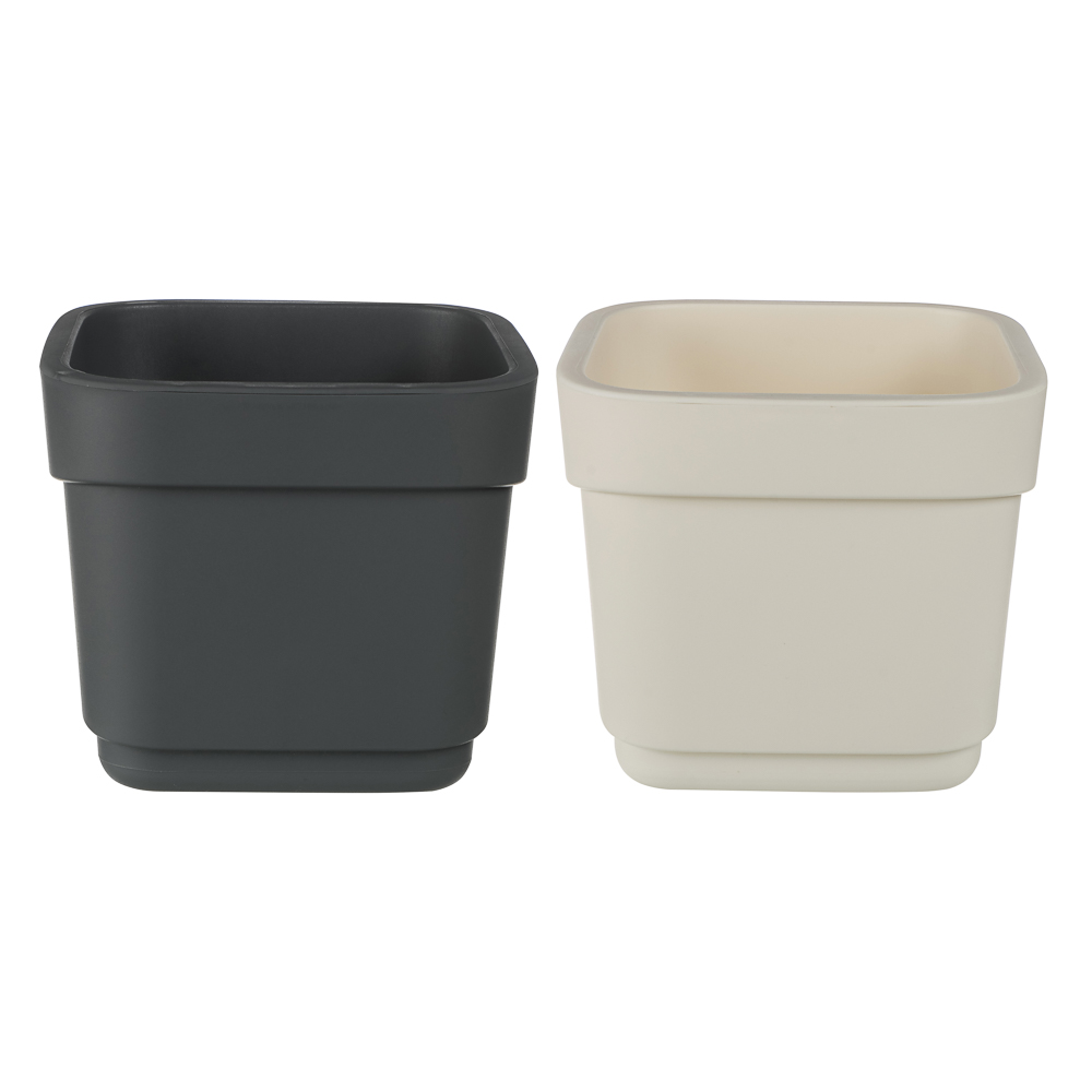 Горшок для цветов фактурный Hills 4л, d188мм, h176мм, микс цветов - #2