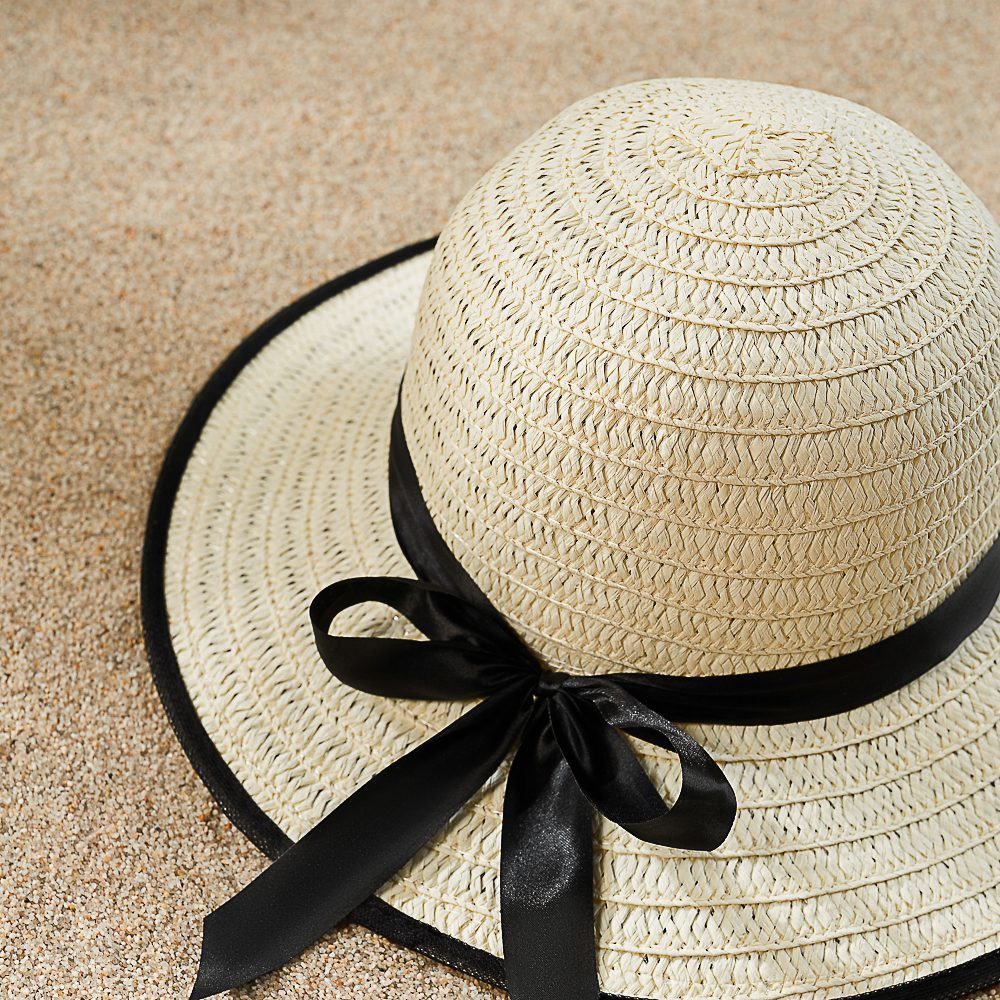 GALANTE Шляпка женская с контрастной окантовкой, р-р 56, 100% целлюлоза, 3 цвета - #15