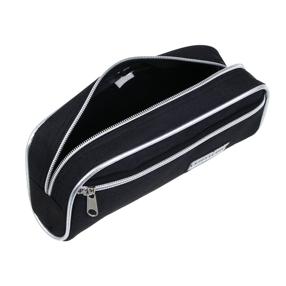 ClipStudio Пенал прямоугольный 21,5х10х6см, 2 отделения на молнии, полиэстер, ПВХ, 2 цвета - #4