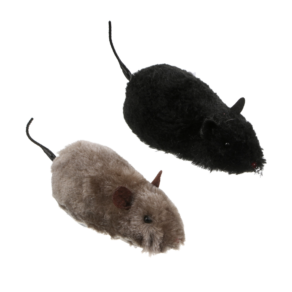 Игрушка для кошек тм VETTA, мышь заводная, 12 см - #1