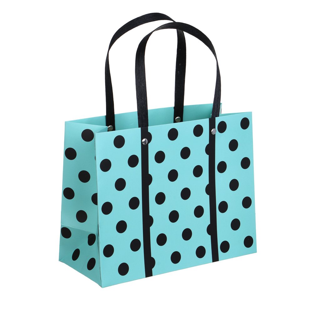 Пакет подарочный из высококачественной бумаги, 23х18х10 см, 210 г., 4 дизайна, арт.7 - #2