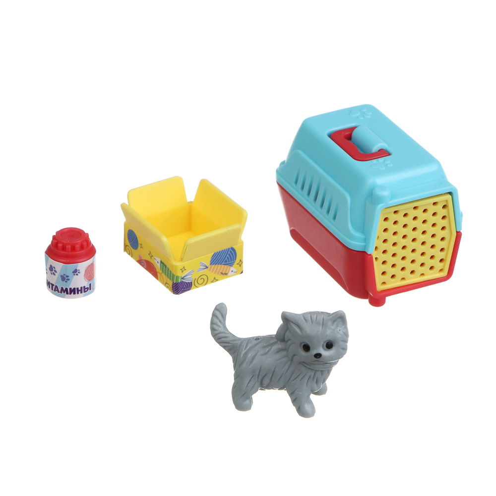 ИГРОЛЕНД Питомец с акс., 4 пр., PVC, ABS, 6,5х6,5х11см, 6 видов - #6