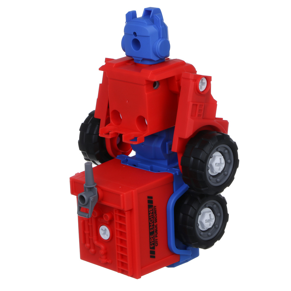 ИГРОЛЕНД Робот "Воин города" трансформирующийся, отвертка, свет, звук, 3хLR41, ABS, 14,5х16х23,7см - #5