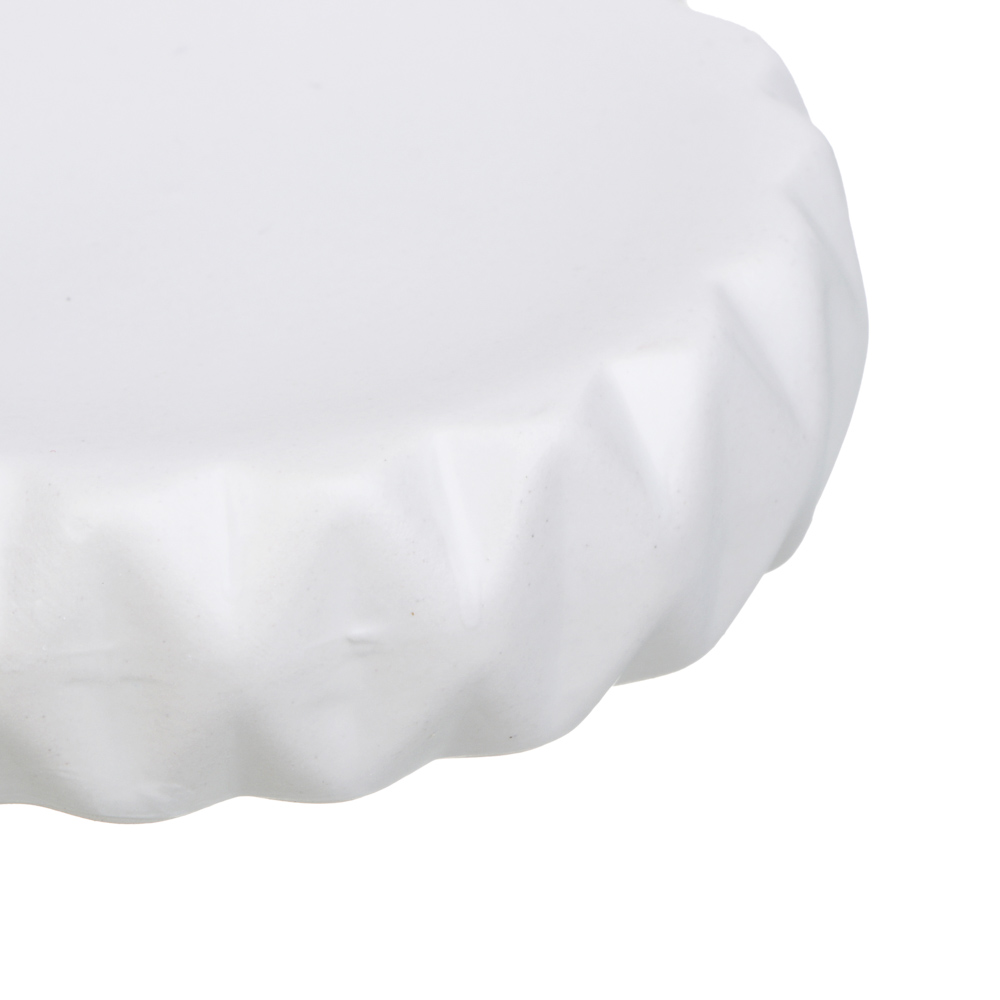 VETTA Мыльница, керамика, 11,5x11,5x3 см, ромбы, молочный - #3