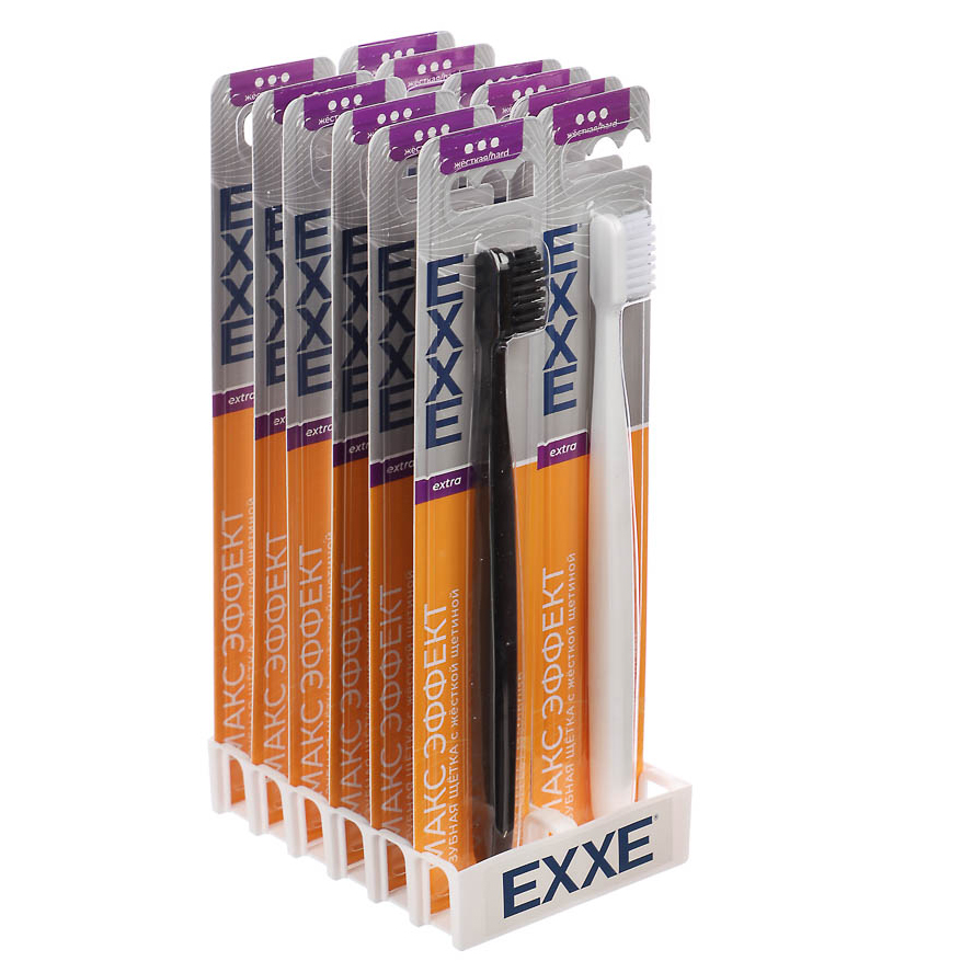 Зубная щетка EXXE EXTRA Максимальный эффект, жесткая, 1шт - #8
