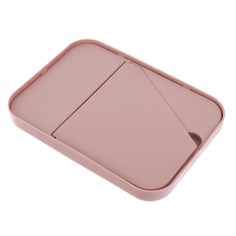 ЮНИLOOK Зеркало настольное, пластик, стекло, 13х18см, 4 цвета, ЗН19-1 - #4