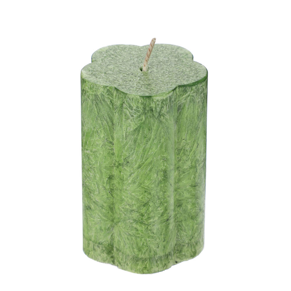 LADECOR Свеча столбик в форме цветка, парафин, 5x7,5 см, 6 цветов - #9