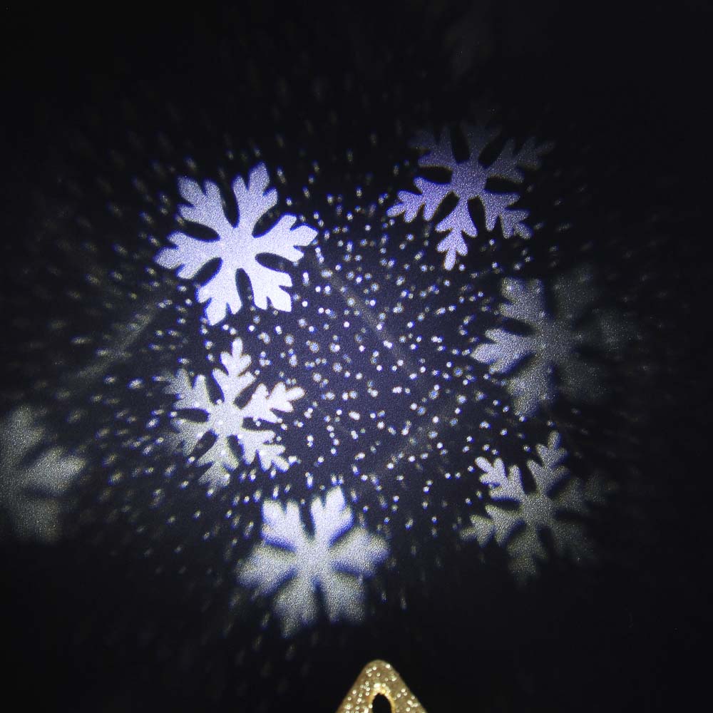 СНОУ БУМ Проектор верхушка на елку, 4LED*белый, 0°-180°, 24,3х6,5х25,5см, ПВХ черный, 220В, 50гц - #6