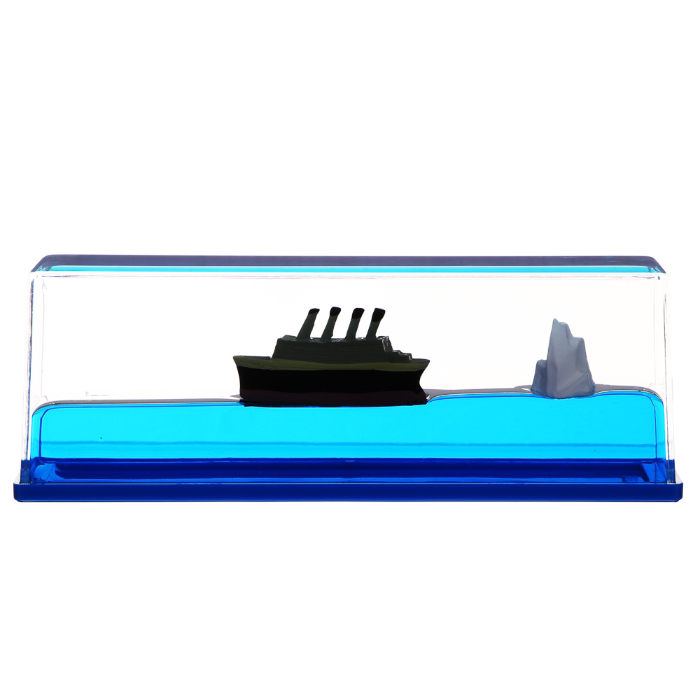 NG Игрушка декоративная, корабль с айсбергом, акрил, 14,6x5,2x5,4 см - #3