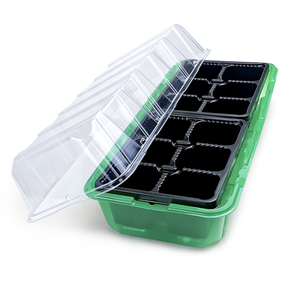 Минипарник с 2-мя вставками 39х16х11см 12 ячеек - #2