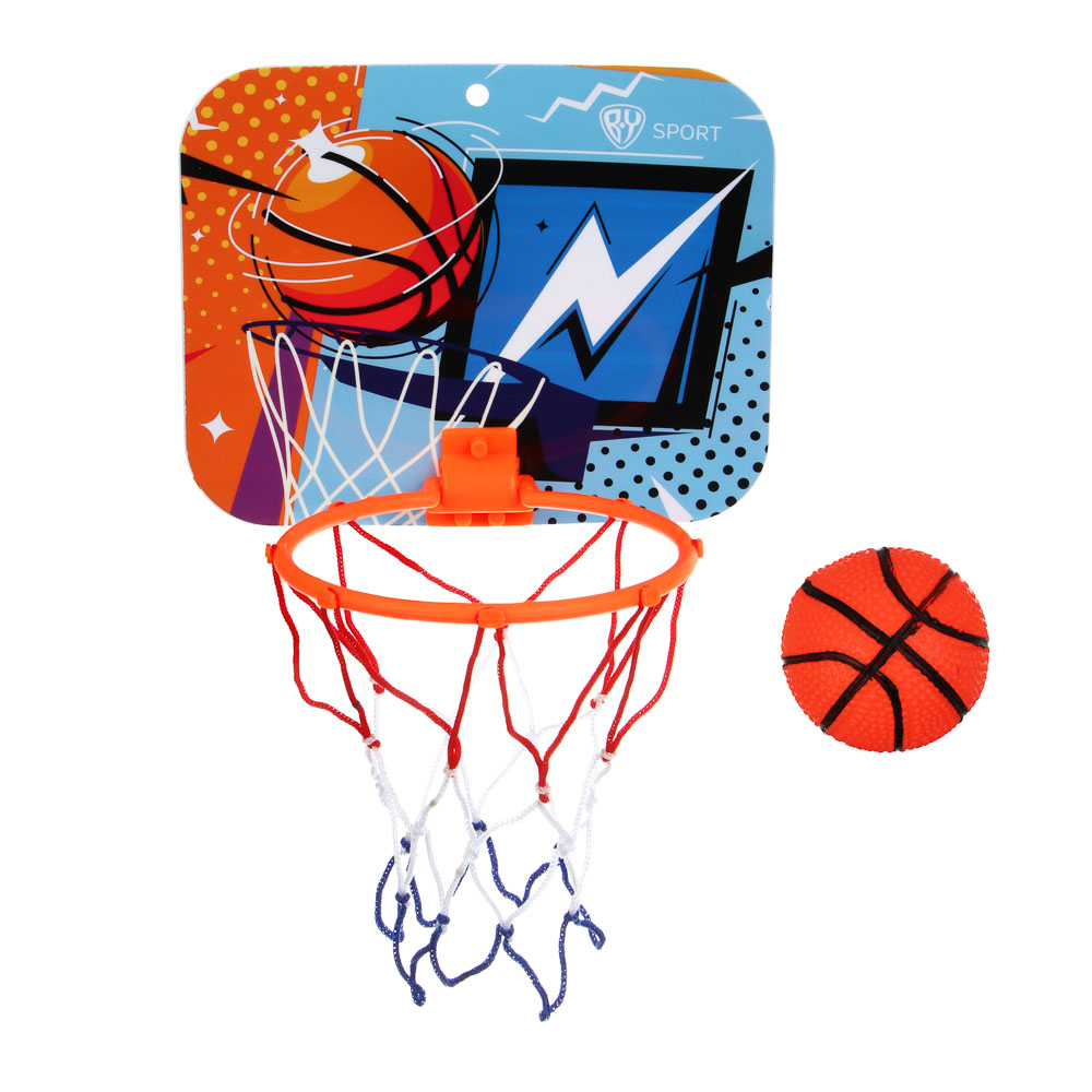 Баскетбольная корзина с мячом, тм BY SPORT, 23х18см, ПВХ - #1