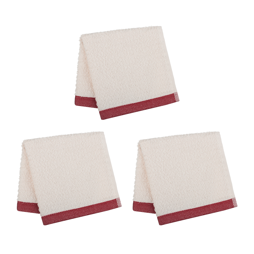 PROVANCE Щелкунчик Салфетка махровая в наборе 3шт, 30х30см, 100% хлопок, 3 дизайна - #1