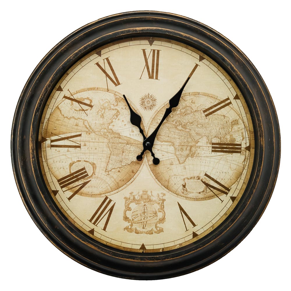 Часы настенные Ladecor chrono, коричневые - #1