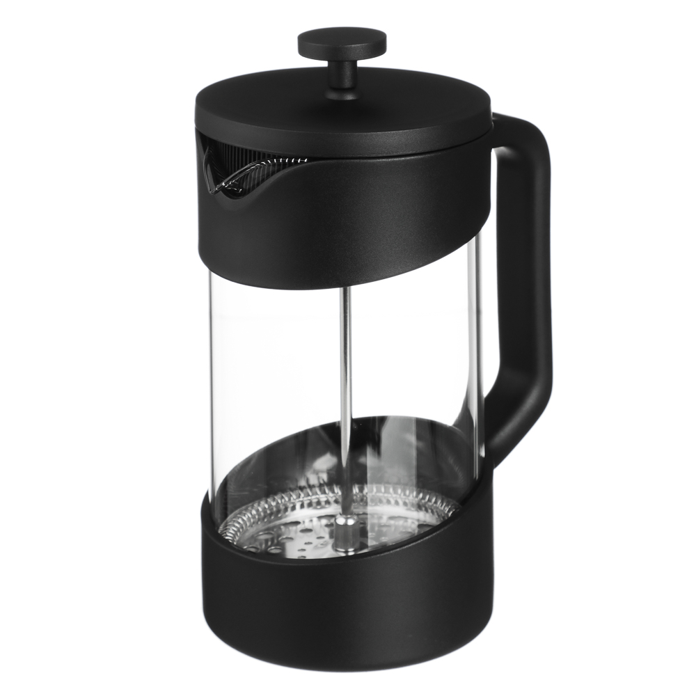 SATOSHI Лансон черный Френч-пресс 1,0л, жаропрочное стекло - #4