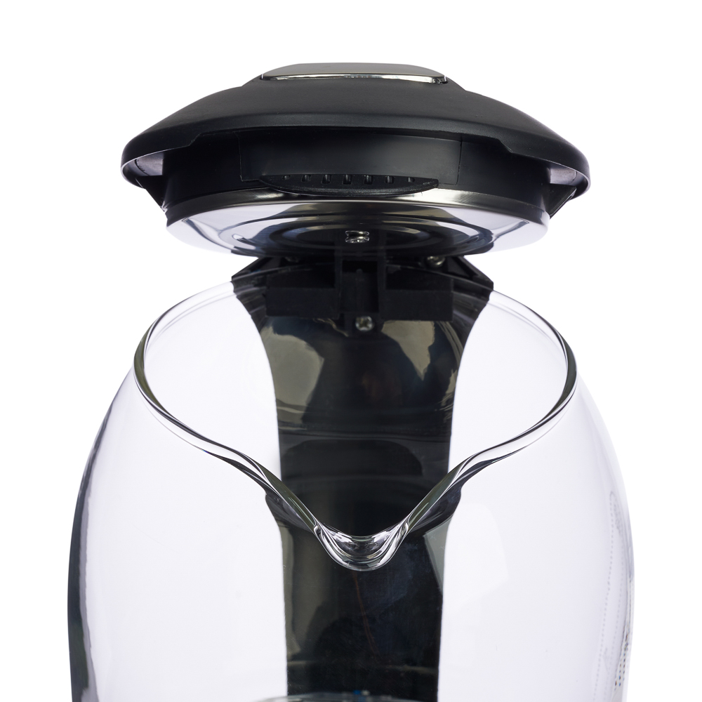 LEBEN Чайник электрический, 2,2 литра, 1800 Вт, стекло, пластик, 220-240В - #5