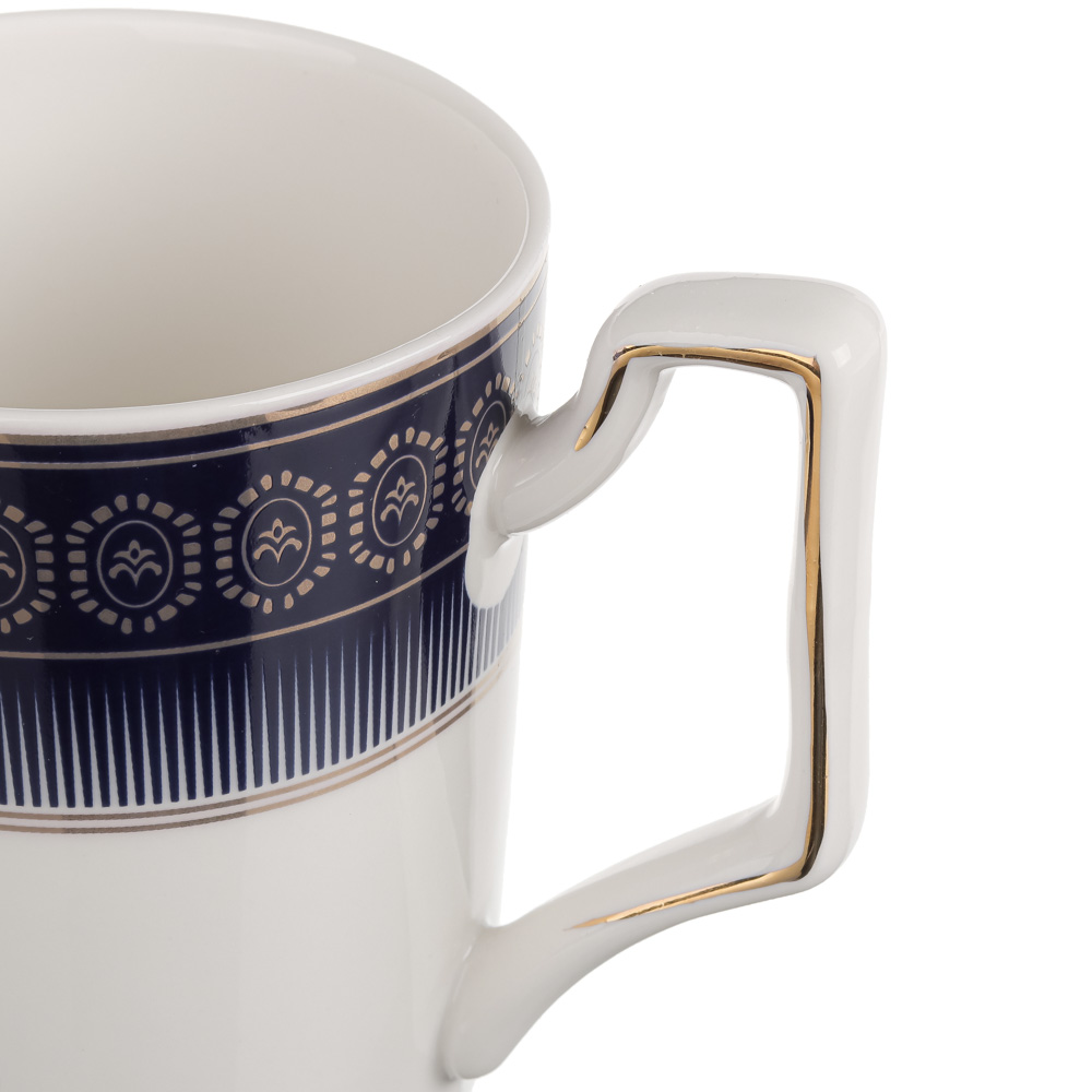 MILLIMI Элеганза Кружка 400мл, костяной фарфор, синий - #2