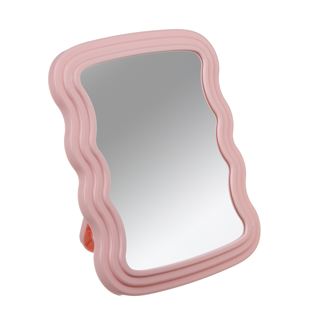 Зеркало настольное тм ЮНИLOOK Софтлайн, пластик, стекло, 20,5х16см, 3 цвета - #2