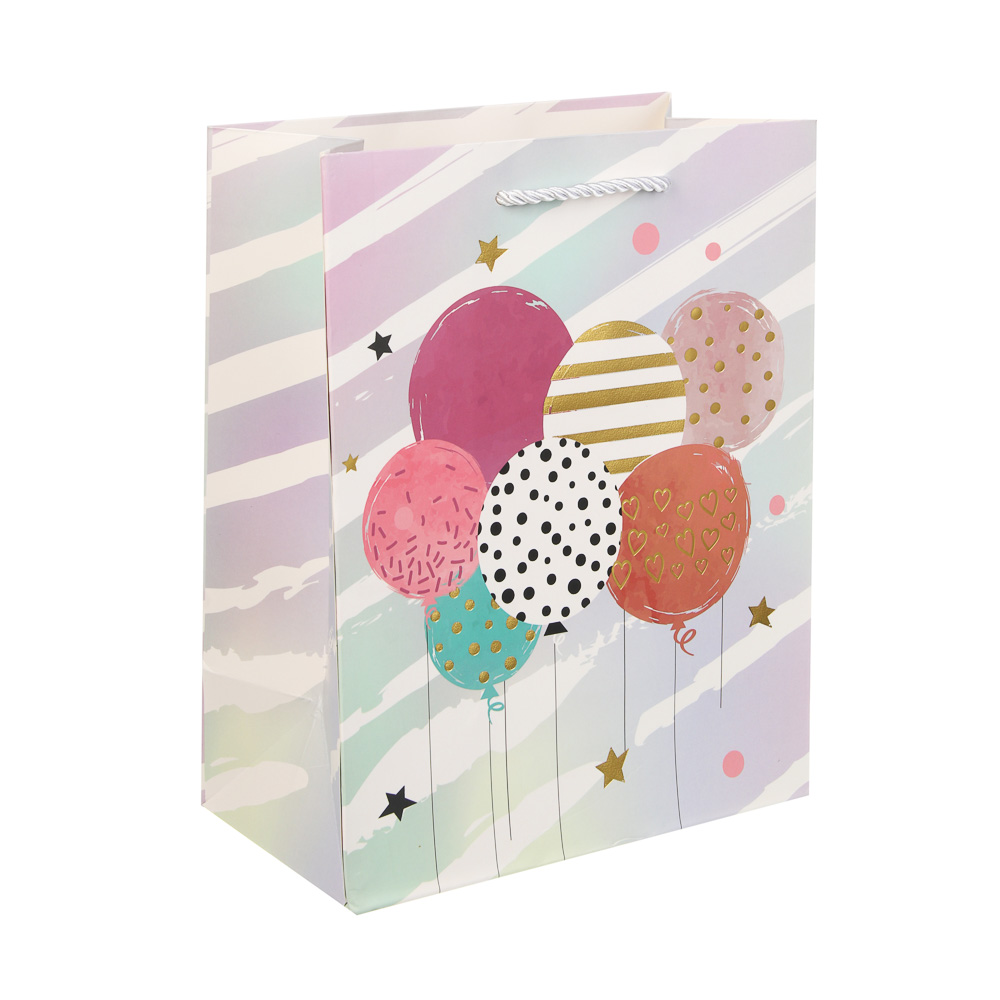 Пакет подарочный тм Fntastic M 18x23x10см, бумага, 4 дизайна, арт.5 - #2