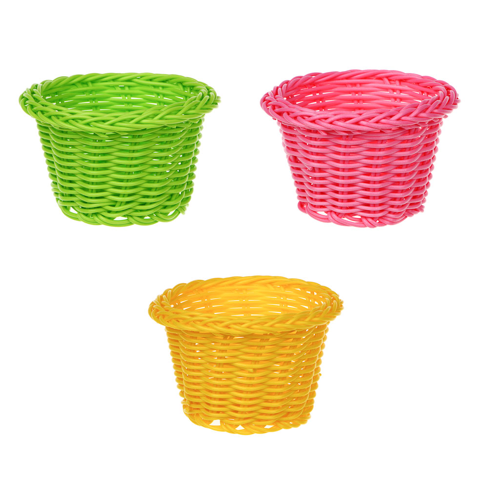 INBLOOM Кашпо-корзинка плетеная 9.5х9.5х6см, ПП - #1