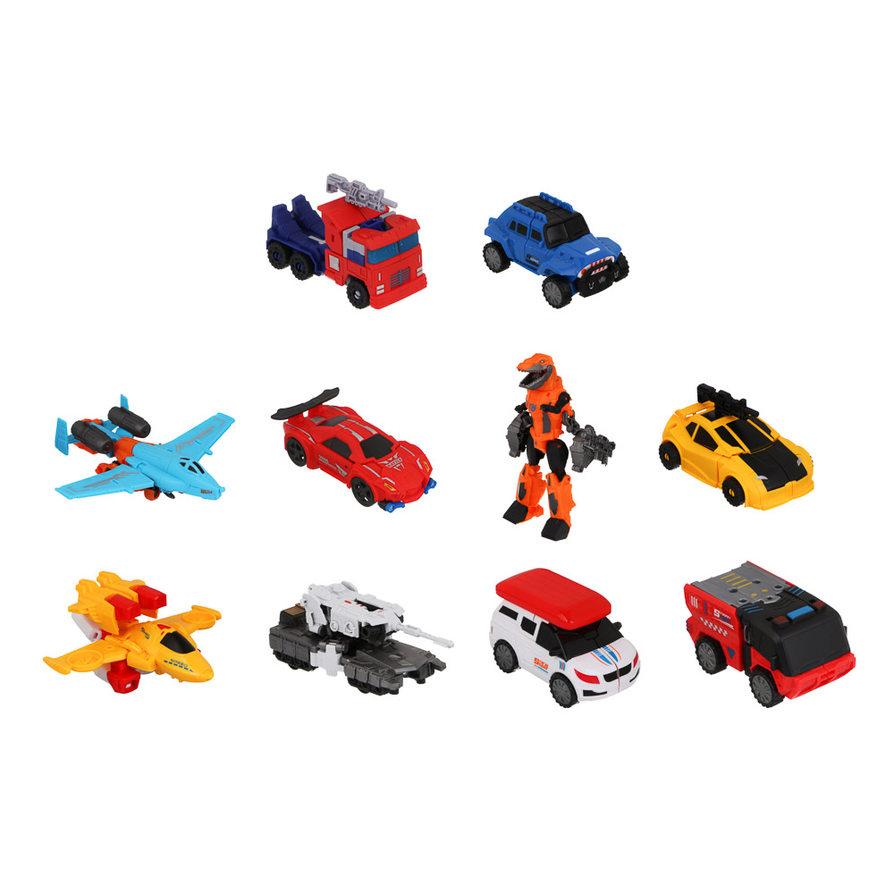 ИГРОЛЕНД Робот трансформирующийся "Авто", PP, 10 дизайнов, 26,4х15,5х7,7 см - #3