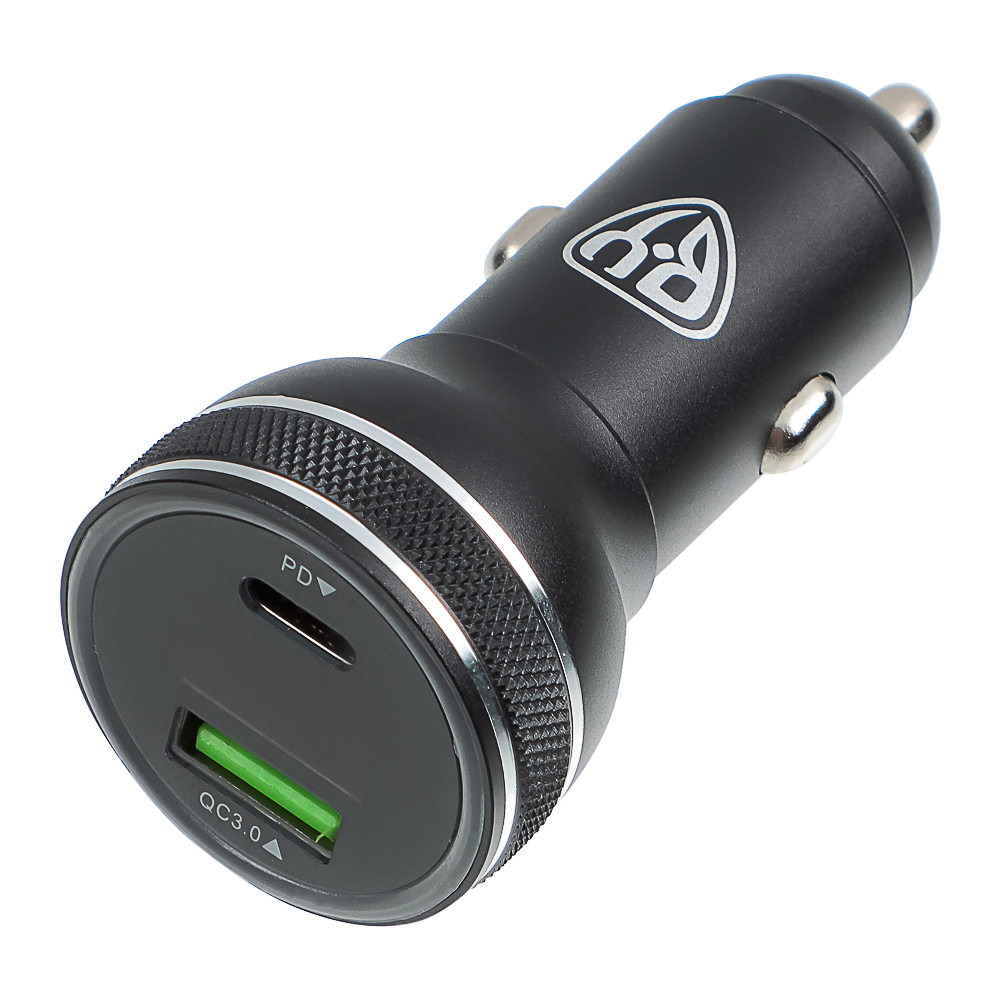 BY Зарядное устройство с дисплеем и подсветкой 12/24 В, 48 Вт QC, PD, PPS, Type-c/USB-A, алюминий - #4