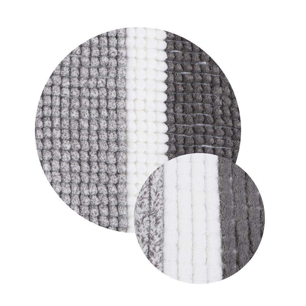 Коврик для ванной комнаты тм VETTA Soft, синель 1100г/м²,  80х50см, 2 дизайна - #5