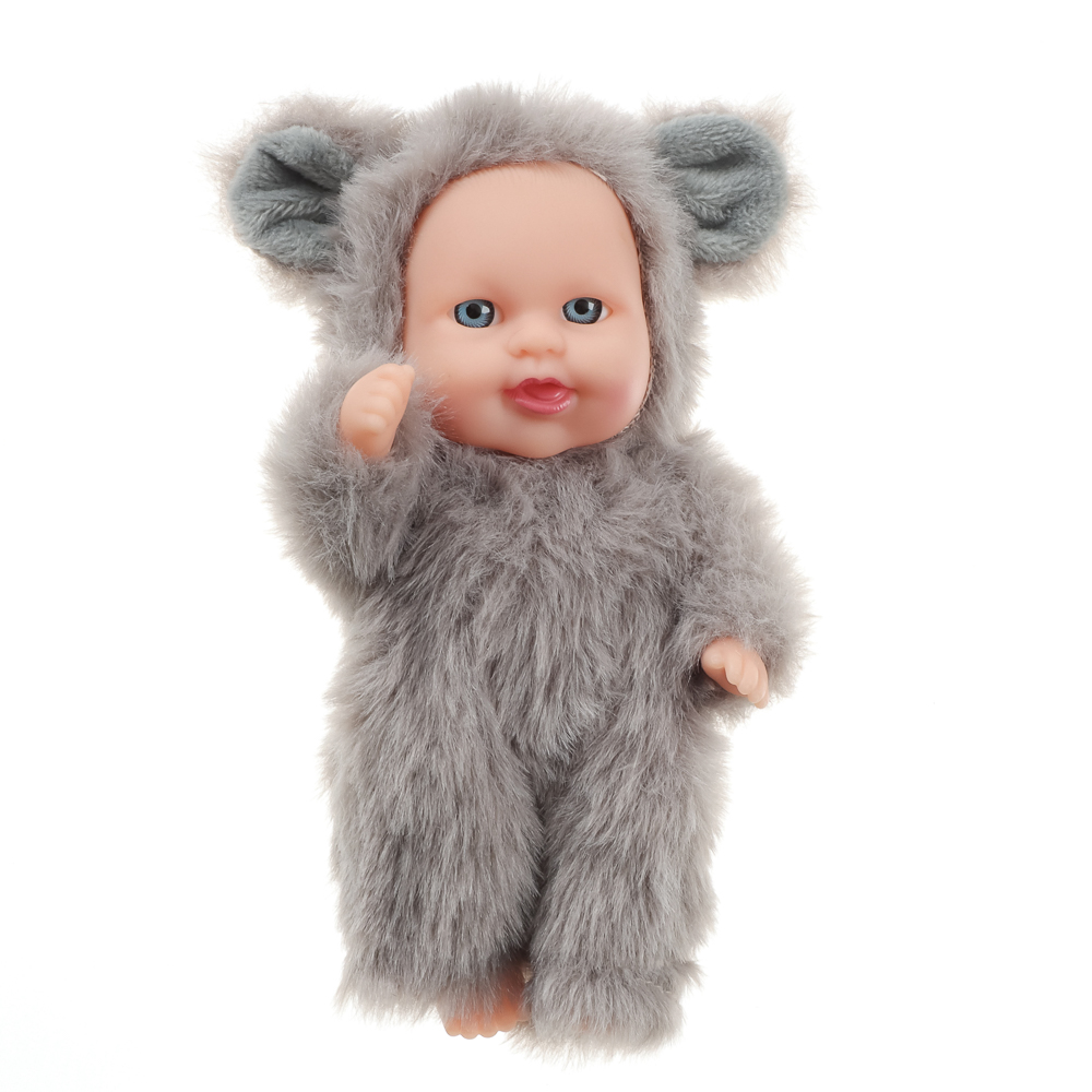 ИГРОЛЕНД Пупс в кигуруми 12 см, PVC, PP, полиэстер, 10,2х5х17 см - #27