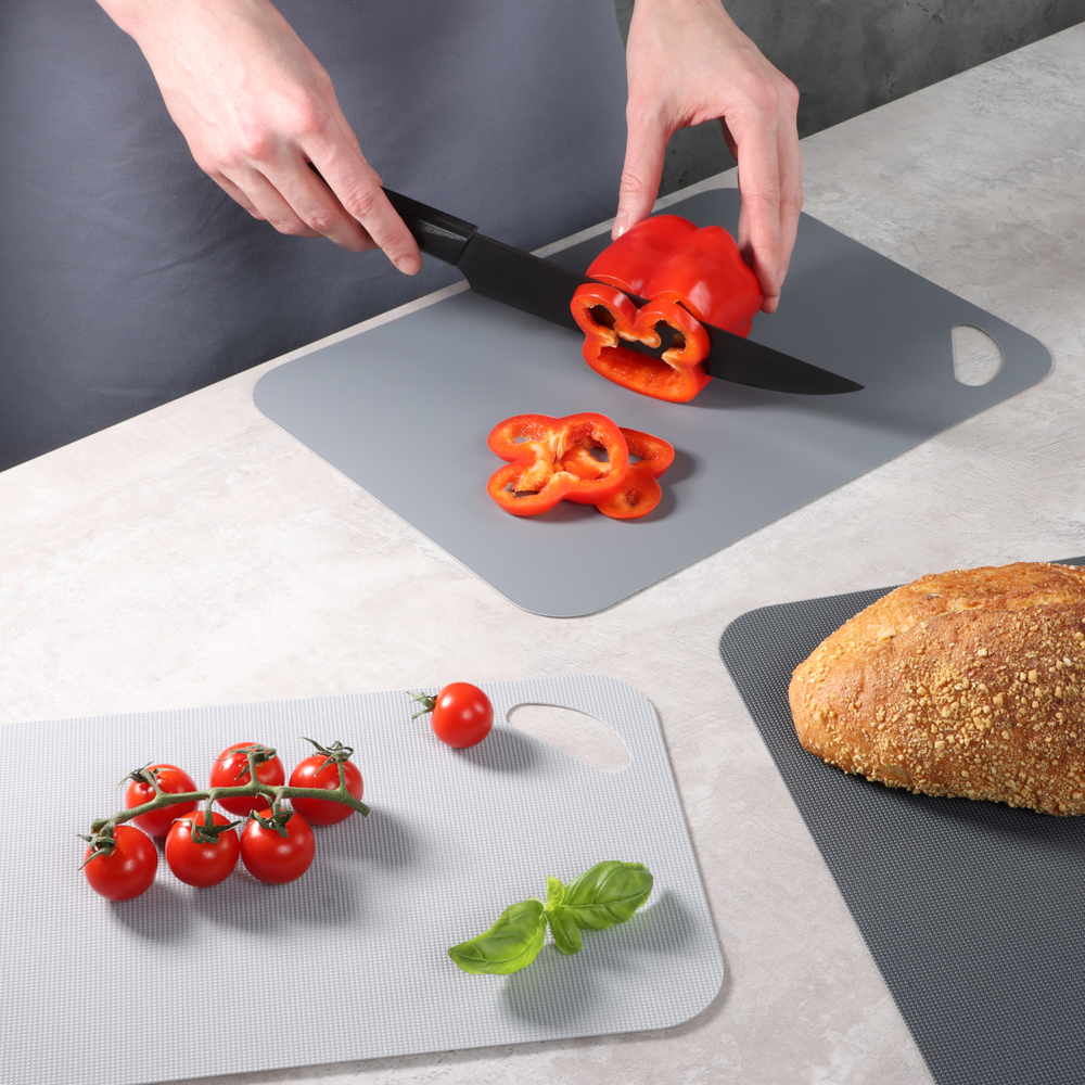 SATOSHI Виши Набор досок разделочных гибких 3шт 38х29см, 33,5х24см, 29х19см, пластик - #12