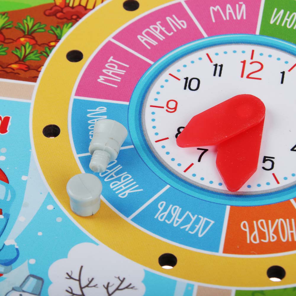 Доска обучающая "Часы и Календарь" Мастер игрушек - #4
