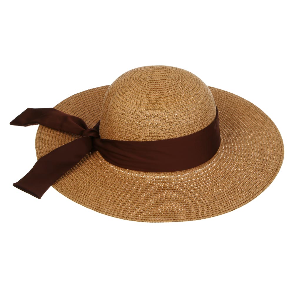 Шляпа женская с бантом, р.58, 100% целлюлоза, тм GALANTE, разноцветная, #1 - #1