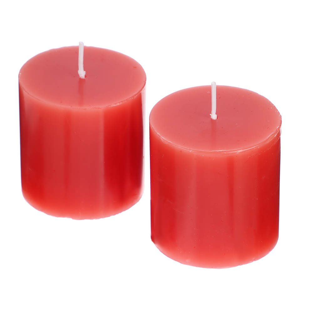 LADECOR Набор свечей, 2 шт, 5x5 см, парафин, 6 цветов - #9