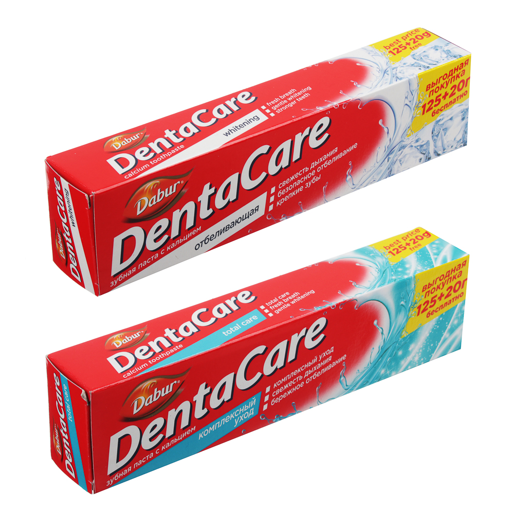 Зубная паста DABUR Denta Care,с экстрактом трав/отбеливающая/комплексная,145 г - #4