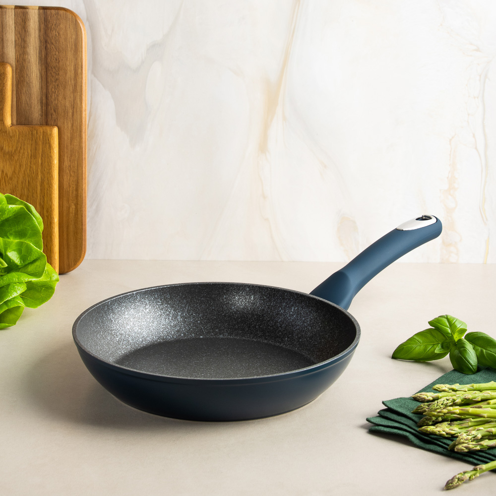 SATOSHI Ривьера Сковорода литая d24см, антипригарное покрытие мрамор, индукция - #9