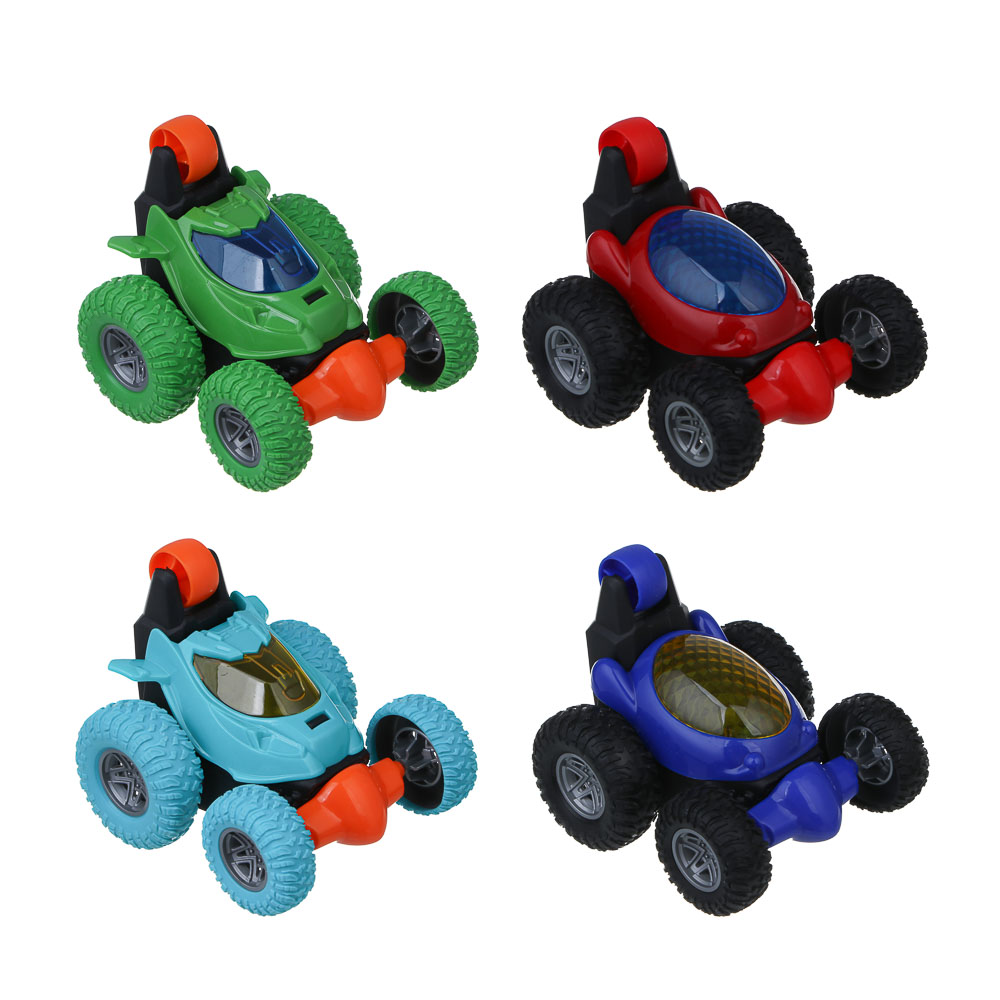 ИГРОЛЕНД Машина радиоуправляемая "Мега трюк", 4х кан., свет, 4АА, ABS, 16х11,2х11,5см, 4 дизайна - #2