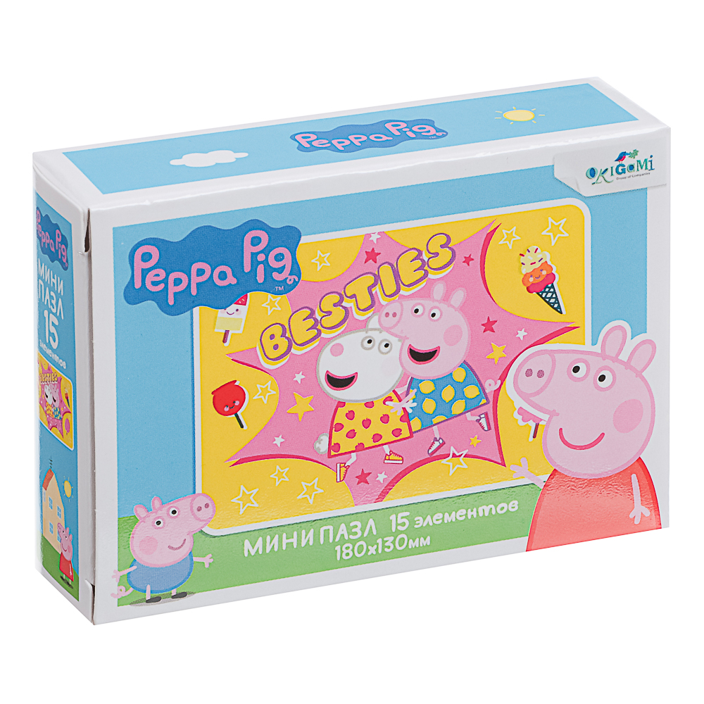 Свинка Пеппа.Пазл Мини.15Эл, 9x2,5x6,5см - #11