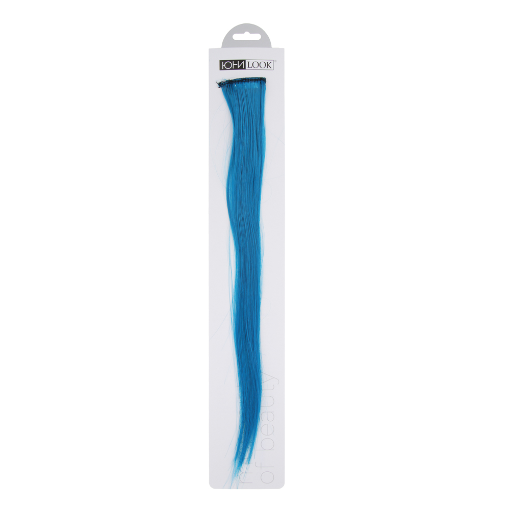 ЮНИLOOK Цветные пряди волос на гребне, длина 35-40см, ПВХ, 6 цветов, ACS-83 - #5