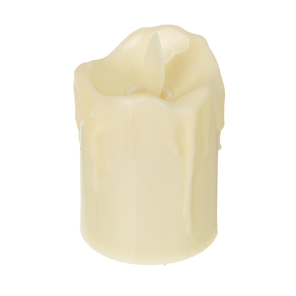 СНОУ БУМ Набор 3шт, светильник декор.LED в виде свечи,5x7/9/11см, PP,3хAG13,1режим, эфф.движ.пламени - #2