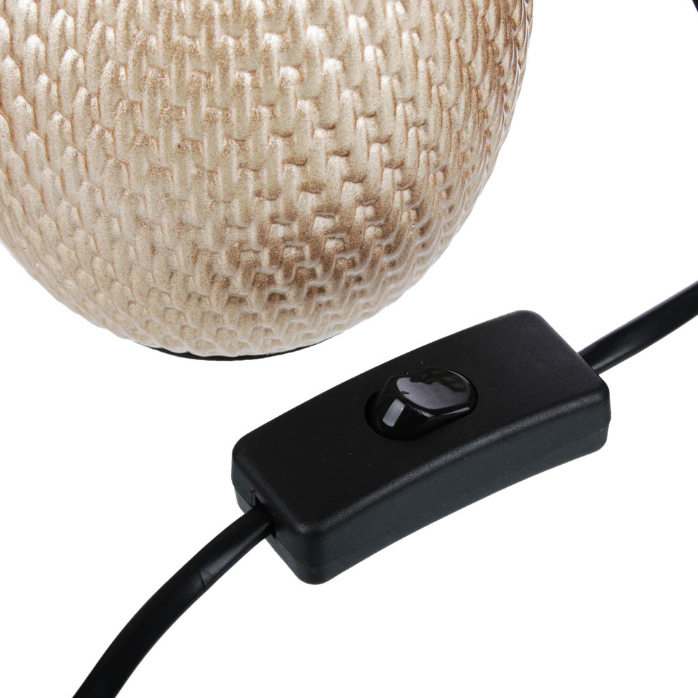 FORZA Лампа настольная, E14, 27см, 40 Вт, 220В, керамика, текстиль, 2 цвета - #4