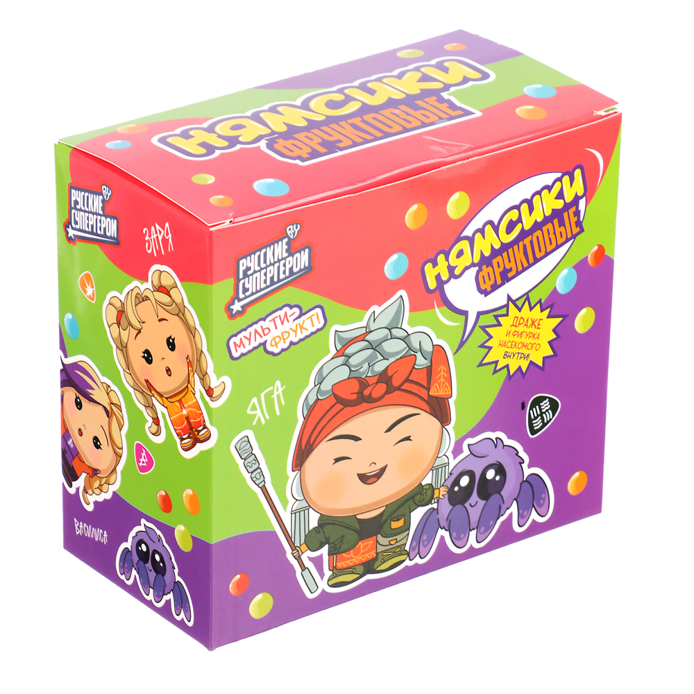 BY Русские Супергерои Драже фруктовое с игрушкой (фигурка насекомое) 2 гр. - #5