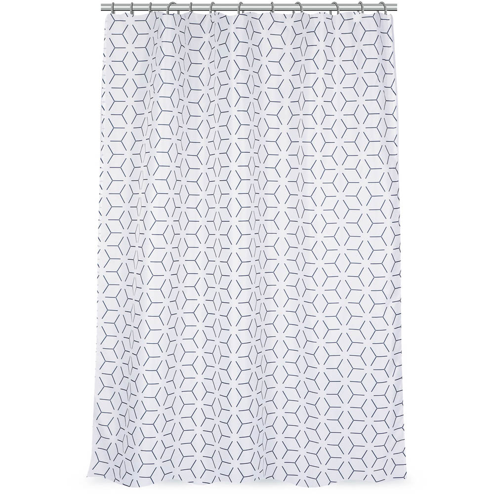 Шторка для ванной, таффета, 145x180см, ШТТФ056-13071 - #1