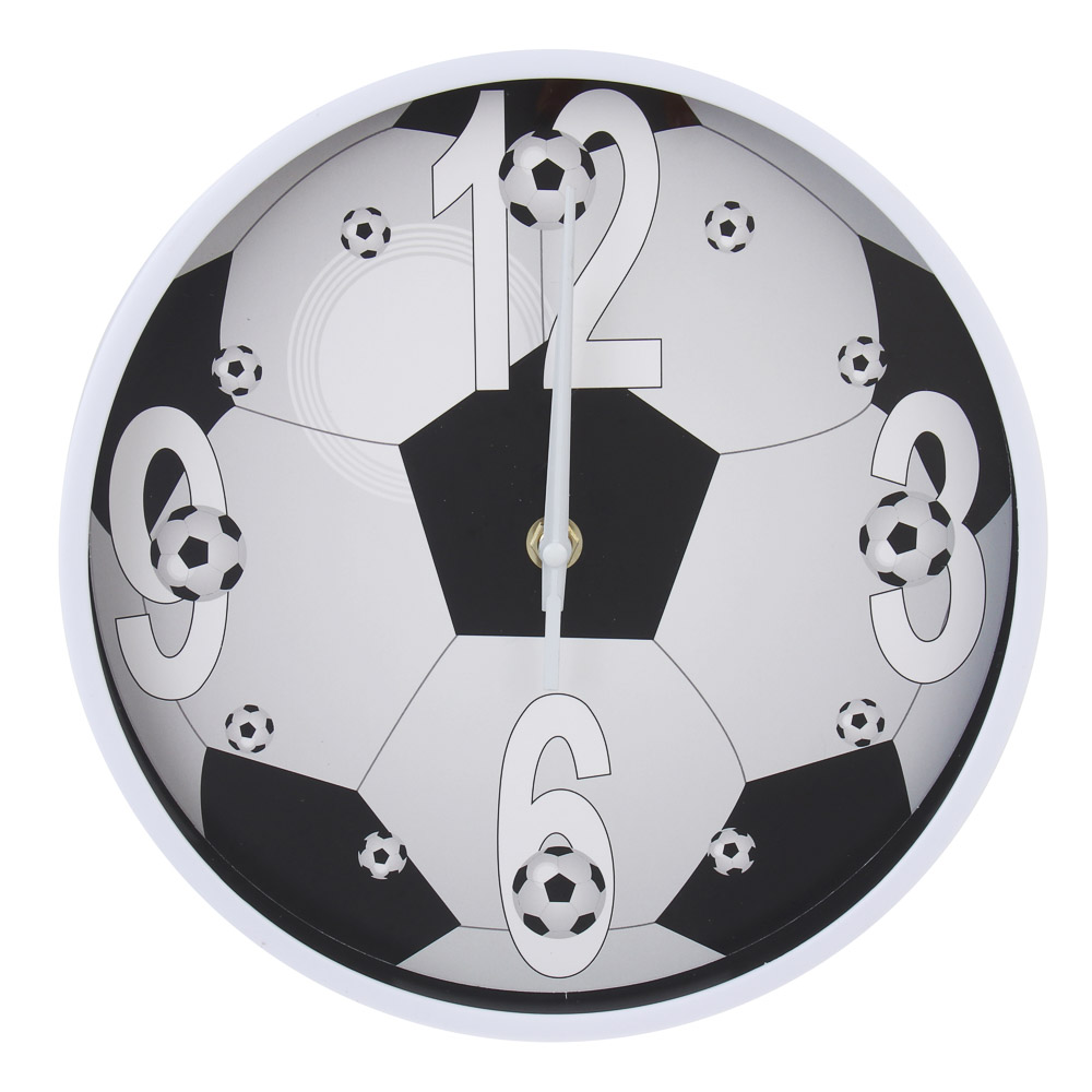 Часы настенные тм LADECOR CHRONO круглые, 24x24x4 см, пластик, стекло, 1хАА, арт.2 - #1