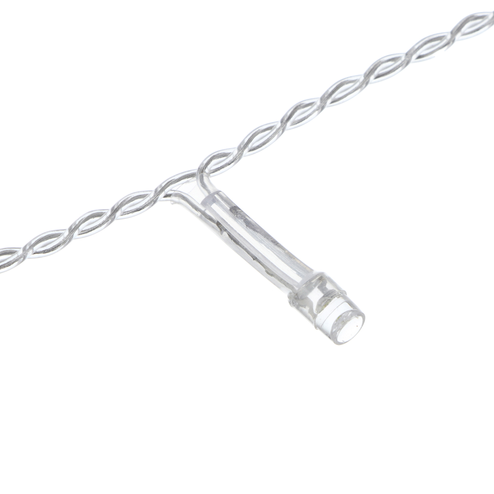 СНОУ БУМ Гирлянда эл. вьюн 9м, 100 LED, белый, пост. свечение, ПВХ прозр., 220В - #3