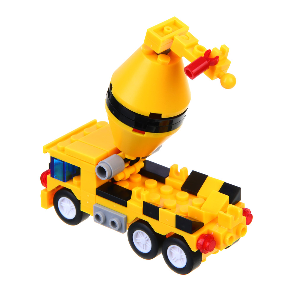 ИГРОЛЕНД Город Конструктор Спецтехника, 2 в 1, доп.функции, 92-109 дет, коллекция, 15х10х4см, 4 диз. - #7