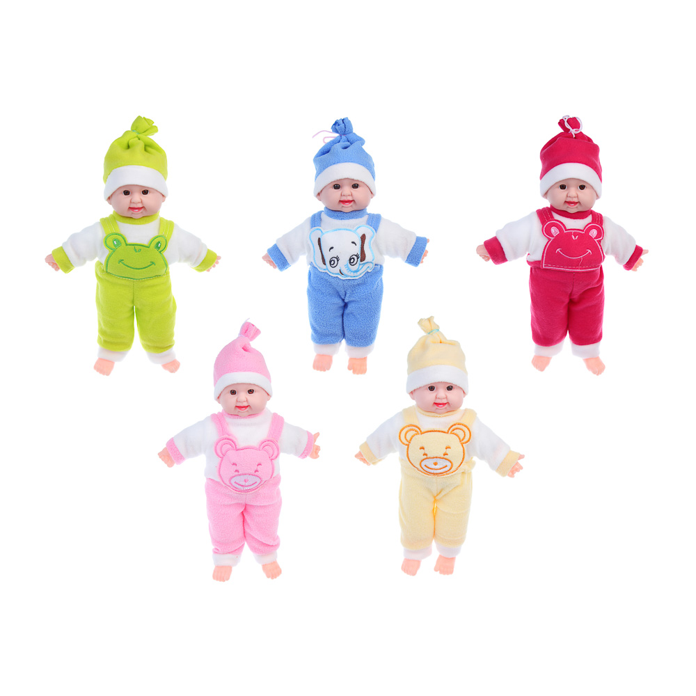 ИГРОЛЕНД Пупс с мягким телом, 30 см, полиэстер, PVC, 5 видов - #1