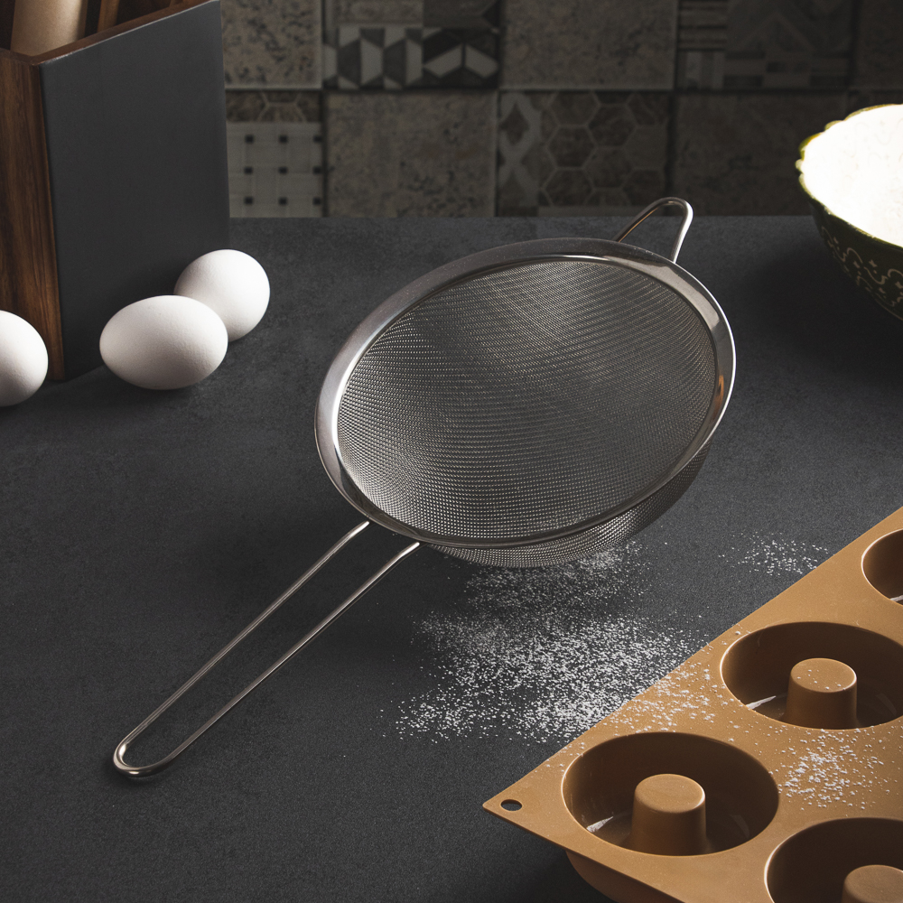 VETTA Сито с ободом и ручкой 18см, нерж.сталь - #9