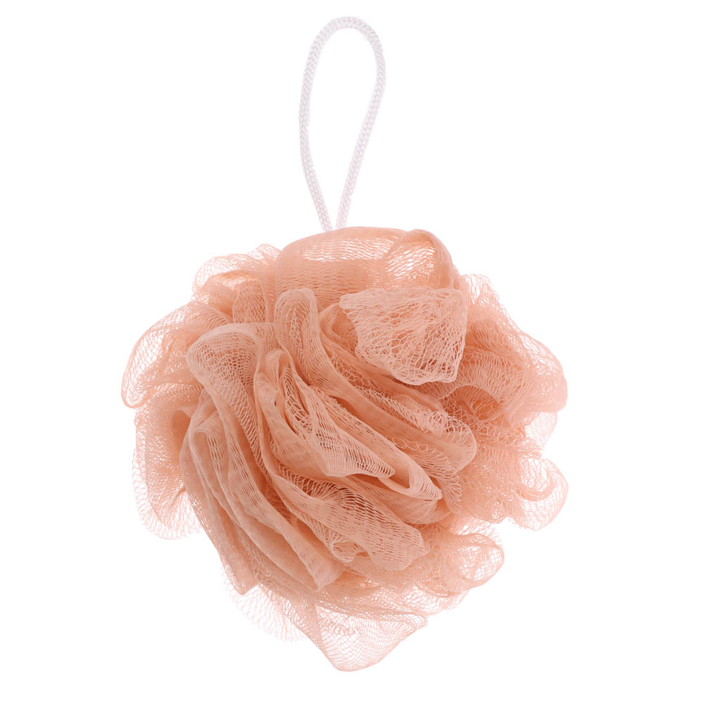ЮL Мочалка шар роза с подвесом, полиэтилен, 40гр, 5-6 цветов, МС24-03 - #6