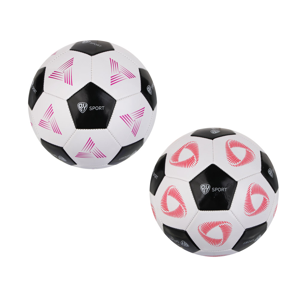Мяч футбольный, тм BY SPORT, размер 5, 22см, 2 сл, PVC 1.5мм, 260г (+-10%) - #1